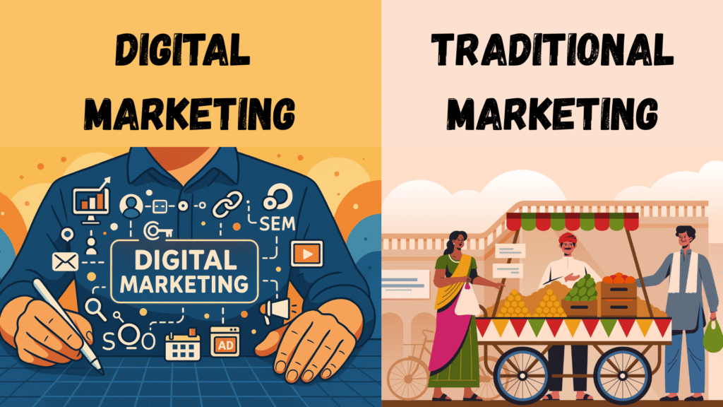 digital marketing vs traditional marketing